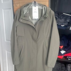 Barely worn rain, rebel stretch jacket